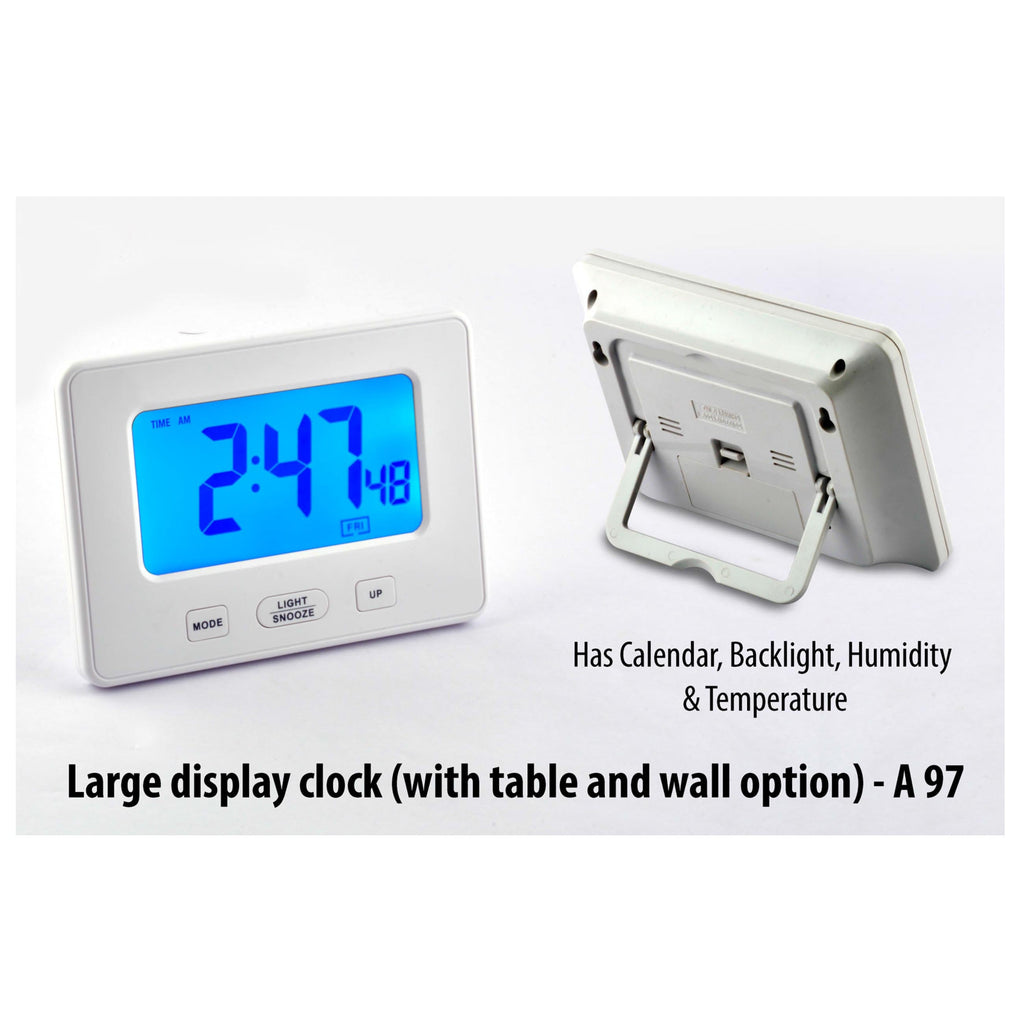 Large Display Clock with Table and Wall Option - A 97