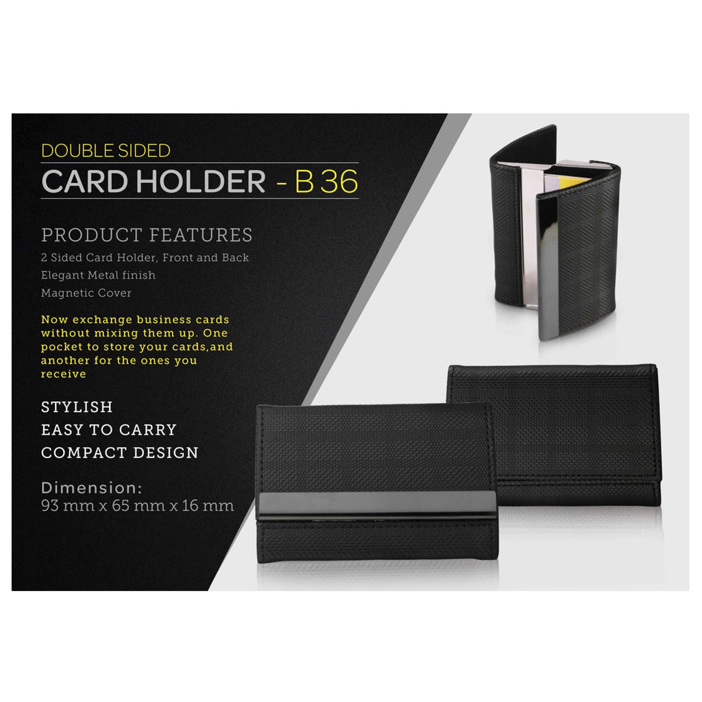 Double side card holder - B 36