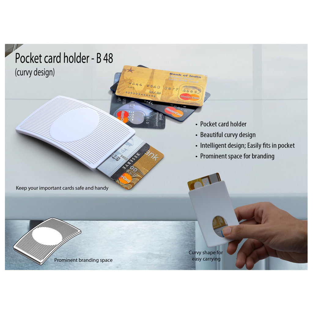 Pocket Card Holder - B 48