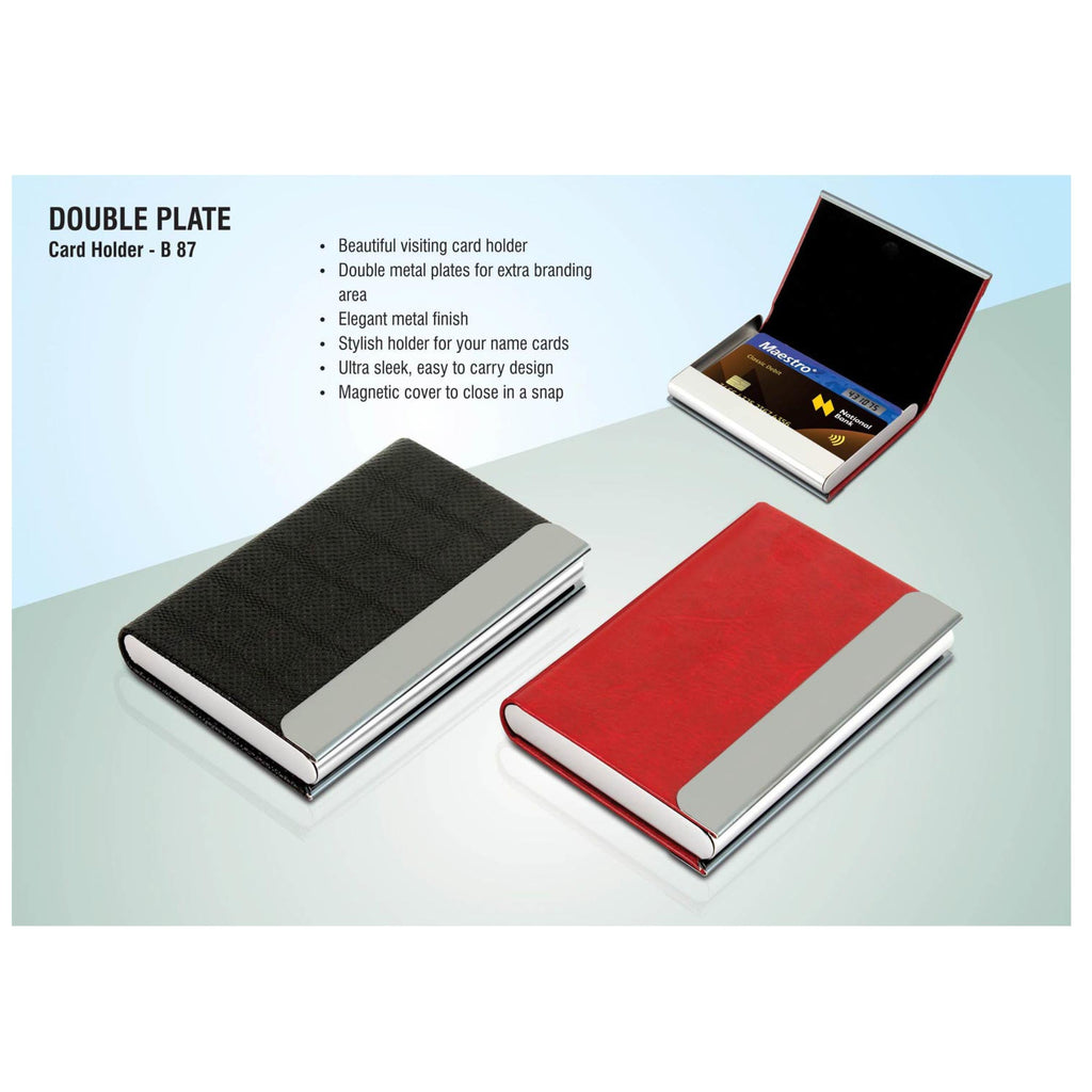 Double Plate Card Holder - B 87