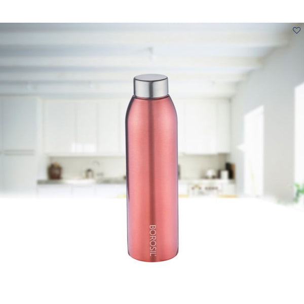 Easy Sip Stainless Steel Water Bottle - Grey/Pink/Bronze - BSW750SS12
