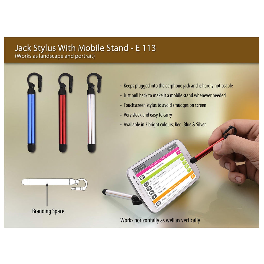 Jack Stylus With Mobile Stand - E 113