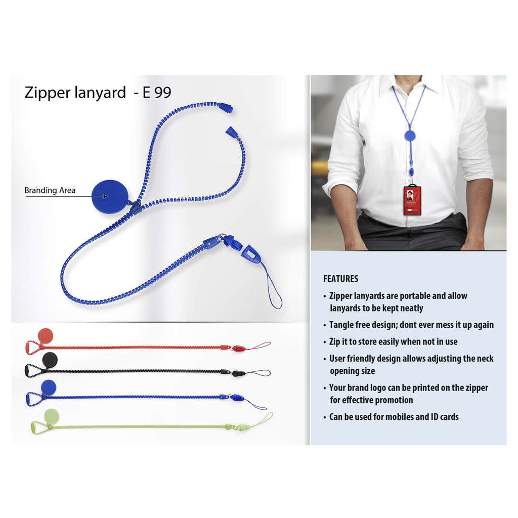 Zipper Lanyard - E 99
