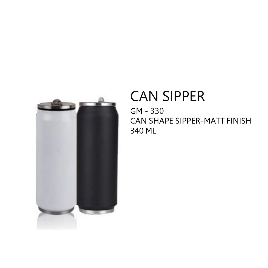Can Shape Sipper Matt Finish - 340ml - GM-330