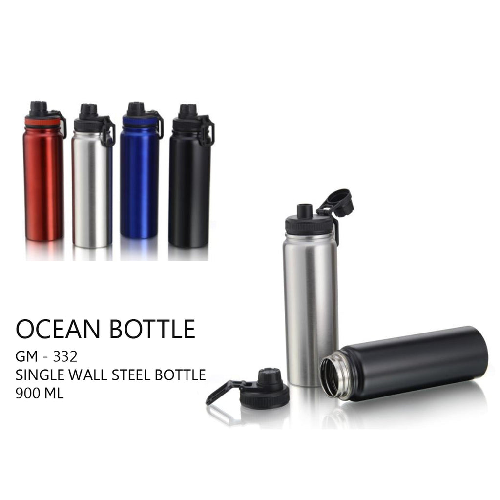 Single Wall Steel Bottle - 900ml - GM-332