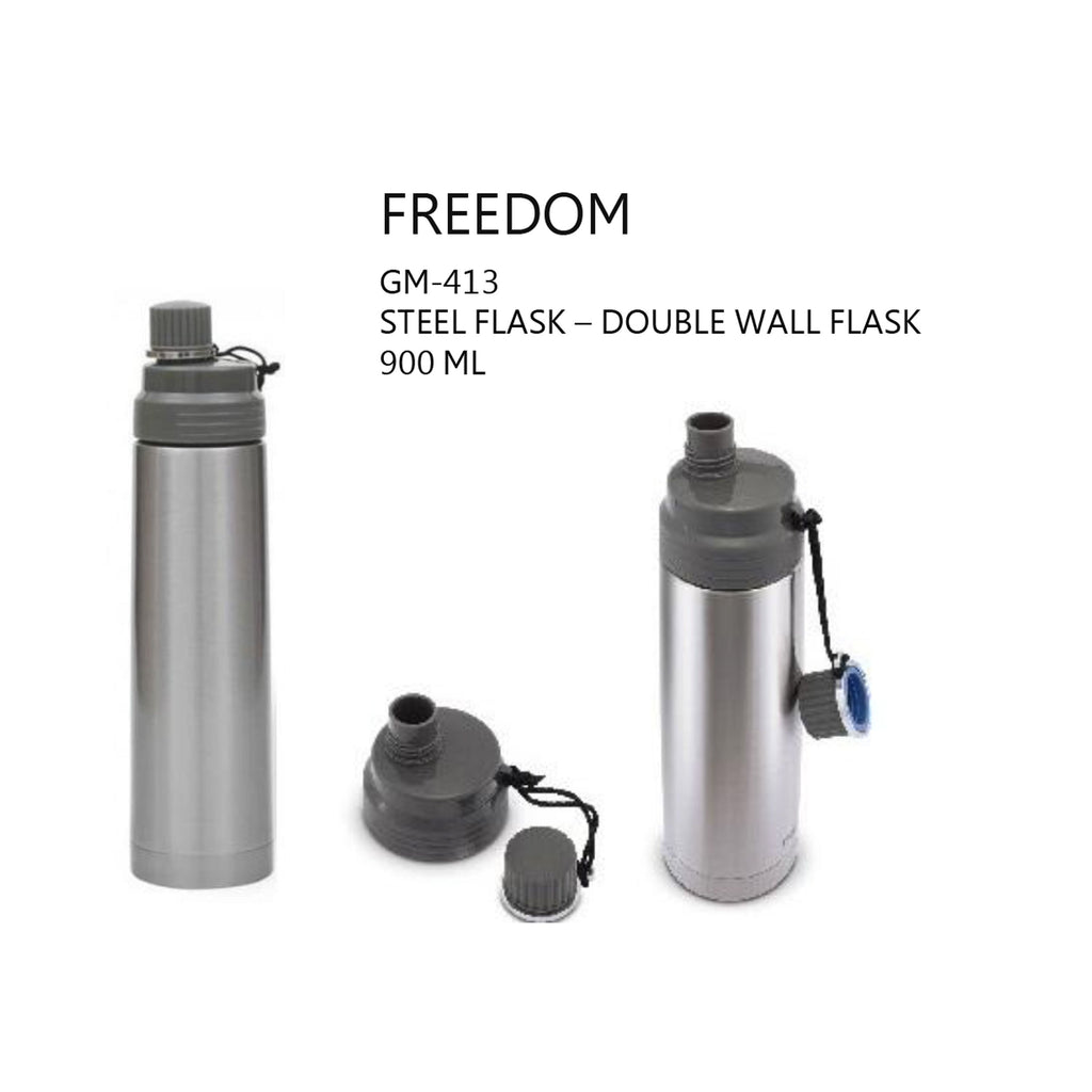 Steel Flask Double Wall Flask - 900ml - GM-413