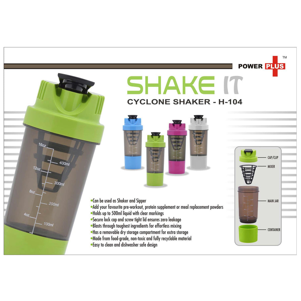 Shake It Cyclone Shaker With Supplement Basket - 500 ml - H104