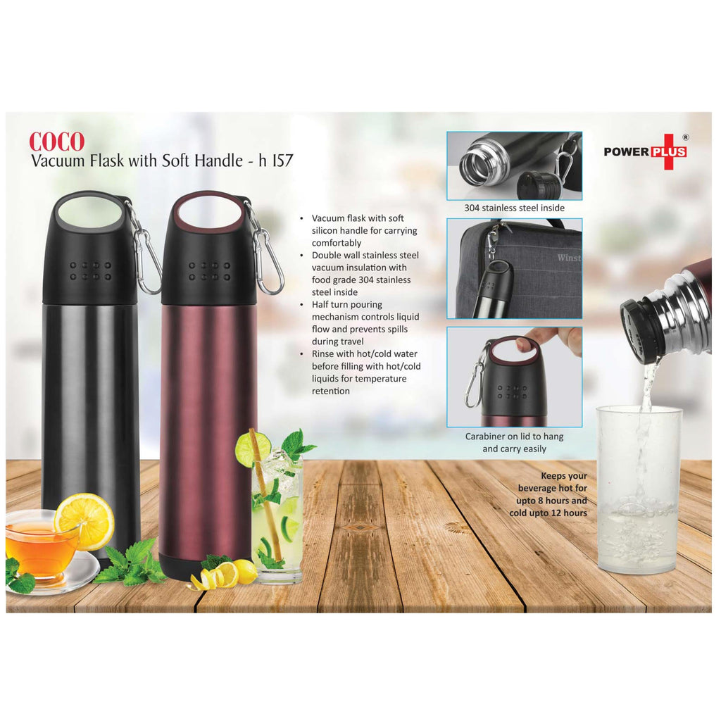 Coco Vacuum Flask With Soft Handle  - 500 ml - H157