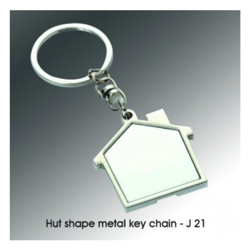 Hut Shape Metal Key Chain - J21