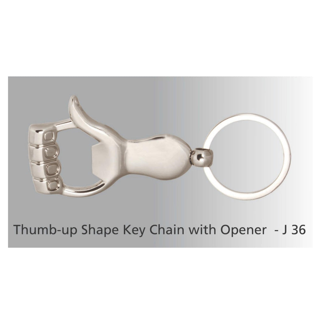 Thumb Up Key Ring With Opener - J36