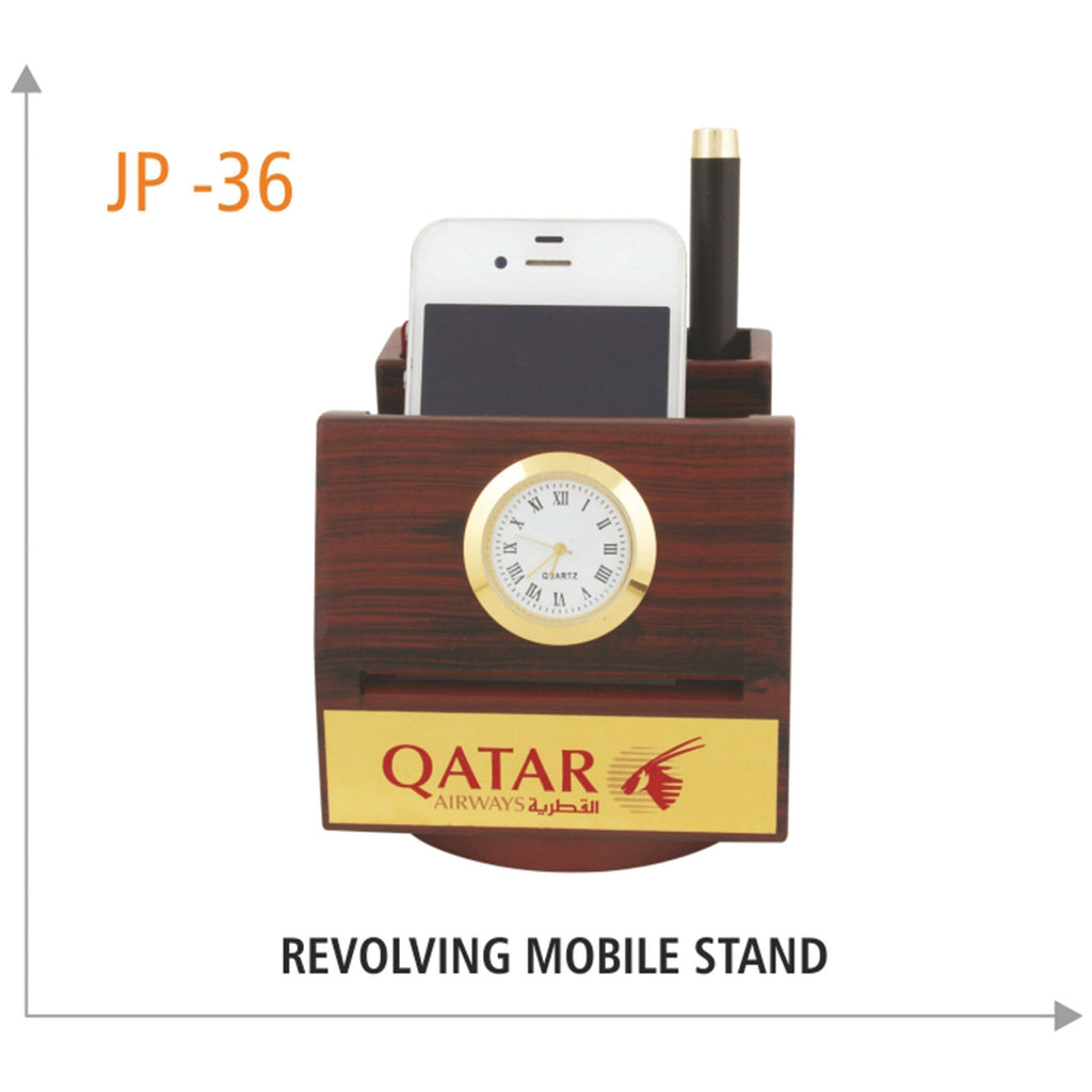 Wooden  Revolving Mobile Stand - JP 36
