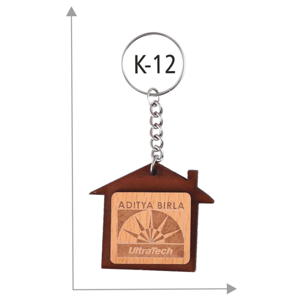 Wooden Key Chain - K-12