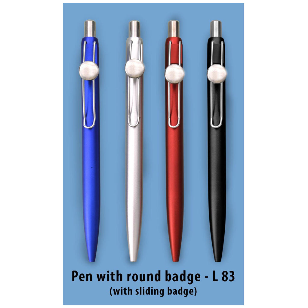 Pen With Round Badge - L83