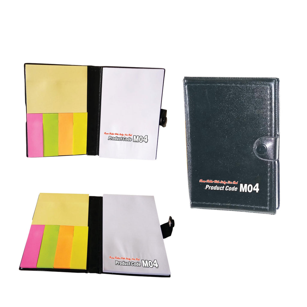 Foam Folder With Sticky Note Pad