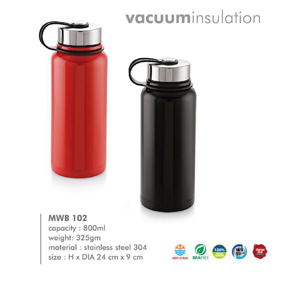 Stainless Steel Vacuum Bottle - MWB 102 - 800ml