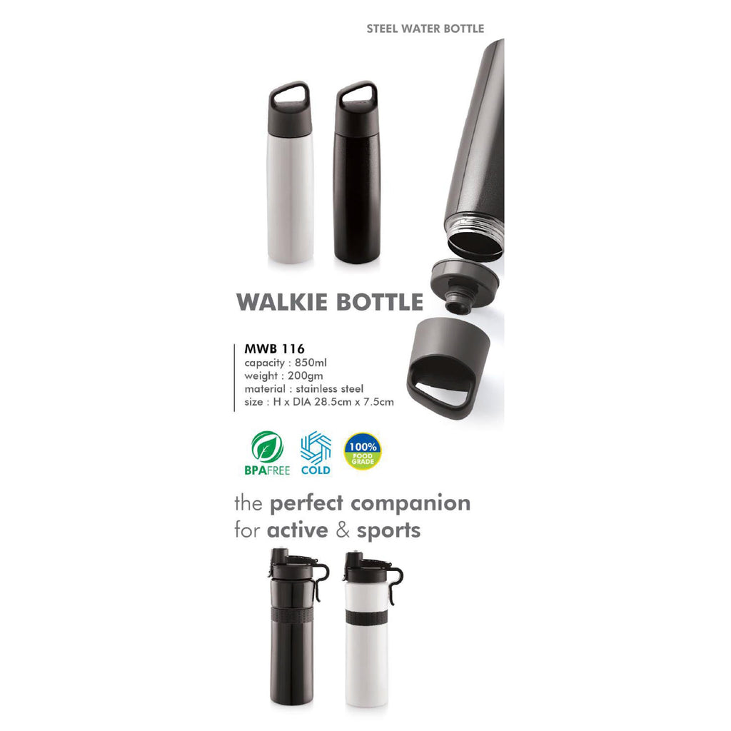 Stainless Steel Water Bottle - MWB 116 - 850ml