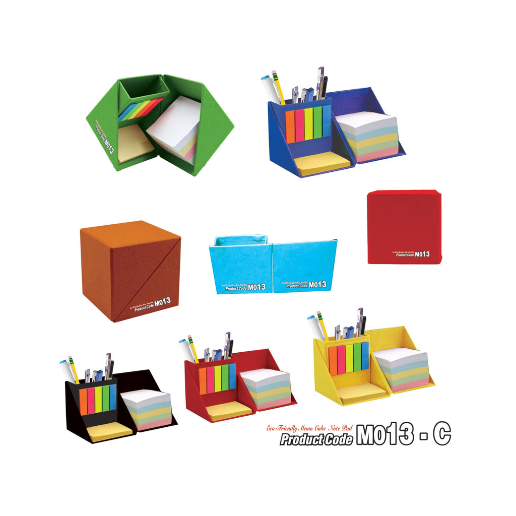 Multi Colour Memo Cube Note Pad