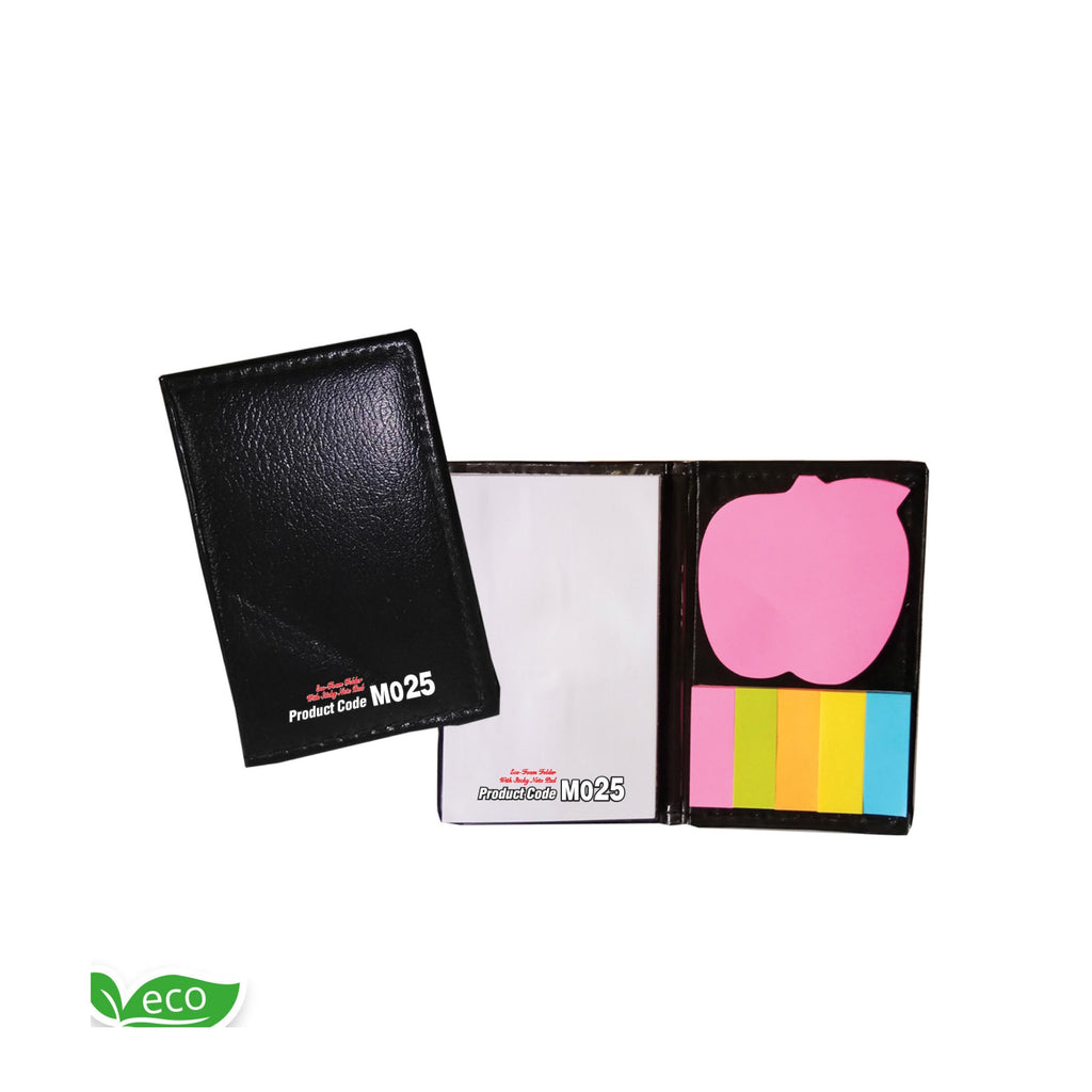 Eco-Friendly Folder With Sticky Note Pad