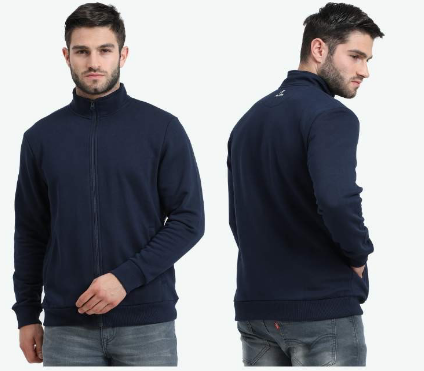 Buy ALCIS Navy Regular Fit High Neck Sports Jacket for Men's Online @ Tata  CLiQ