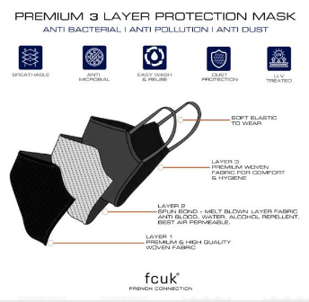 French Connection Premium Mask,