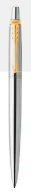 Parker Jotter London Stainless Steel Ball Pen With Stainless Gold Trim