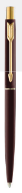 Parker Classic Matte Brown Ball Pen With Chrome & Gold Trim