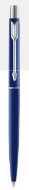 Parker Classic Matte Navy Blue Ball Pen With Chrome & Silver Trim