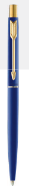 Parker Classic Matte Navy Blue Ball Pen With Chrome & Gold Trim