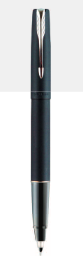 Parker Frontier Matte Black Roller Ball Pen With Stainless Steel Trim