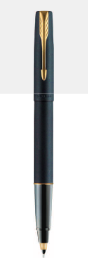 Parker Frontier Matte Black Fountain Pen With Gold Trim