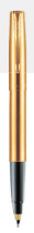 Parker Frontier Gold Fountain Pen+Roller Ball Pen With Gold Trim