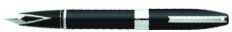 Sheaffer Legacy Black Barrel Featuring Palladium Plate Trim Fountain Pen