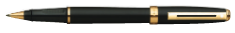 Sheaffer Prelude Black Matte Featuring 22K Gold Plated Trim Ball Pen