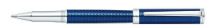 Sheaffer Intensity Blue Translucent Chrome Trim Ball Pen