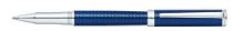Sheaffer Intensity Blue Translucent Chrome Trim Roller Pen