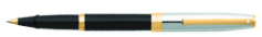 Sheaffer Sagaris Black Barrel With Gold Tone Trim Roller Pen