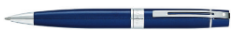 Sheaffer 300 Glossy Blue Barrel & Cap Featuring Chrome Trim Ball Pen
