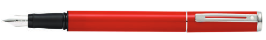 Sheaffer POP Red high gloss resin body, featuring chrome plate trim Fountain Pen