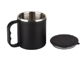 Sipper 200ml Stylish Black Mug With Lid EK 1020