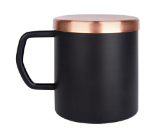 Sipper 90ml Sturdy Black Cup With Lid