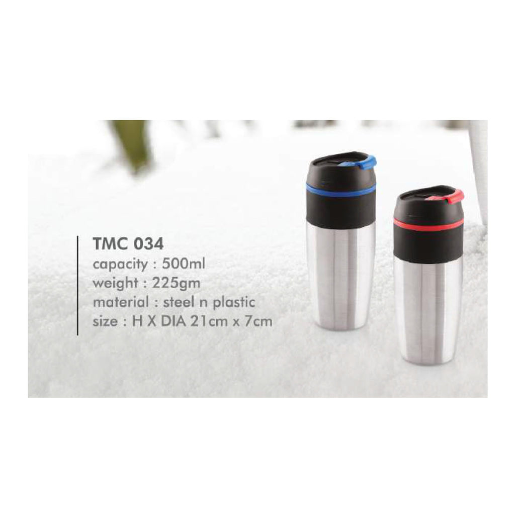 Steel n Plastic Mug TMC 034 - 500ml