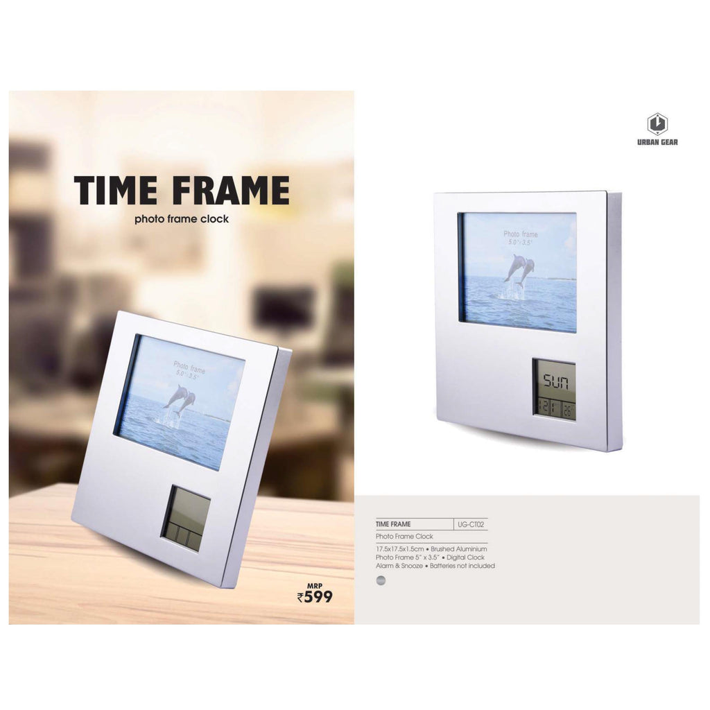 Aluminum Photo Frame Clock - UG-CT02