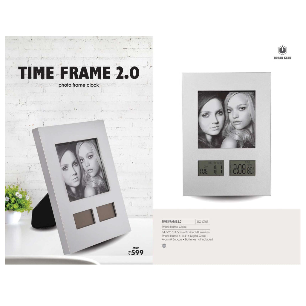 Aluminum Photo Frame Clock - UG-CT05