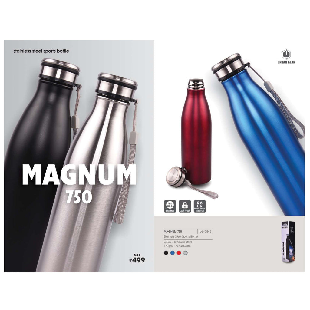 Stainless Steel Sports Bottle - 750ml - UG-DB45