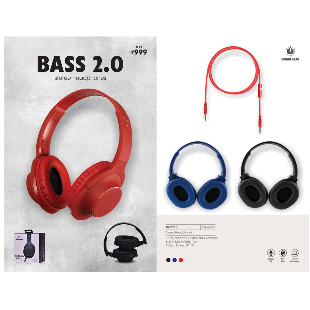 Stereo Headphone Bass 2.0 - UG-GH03