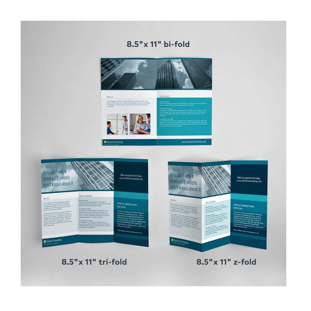 Brochure in Bi-Fold | Tri-Fold