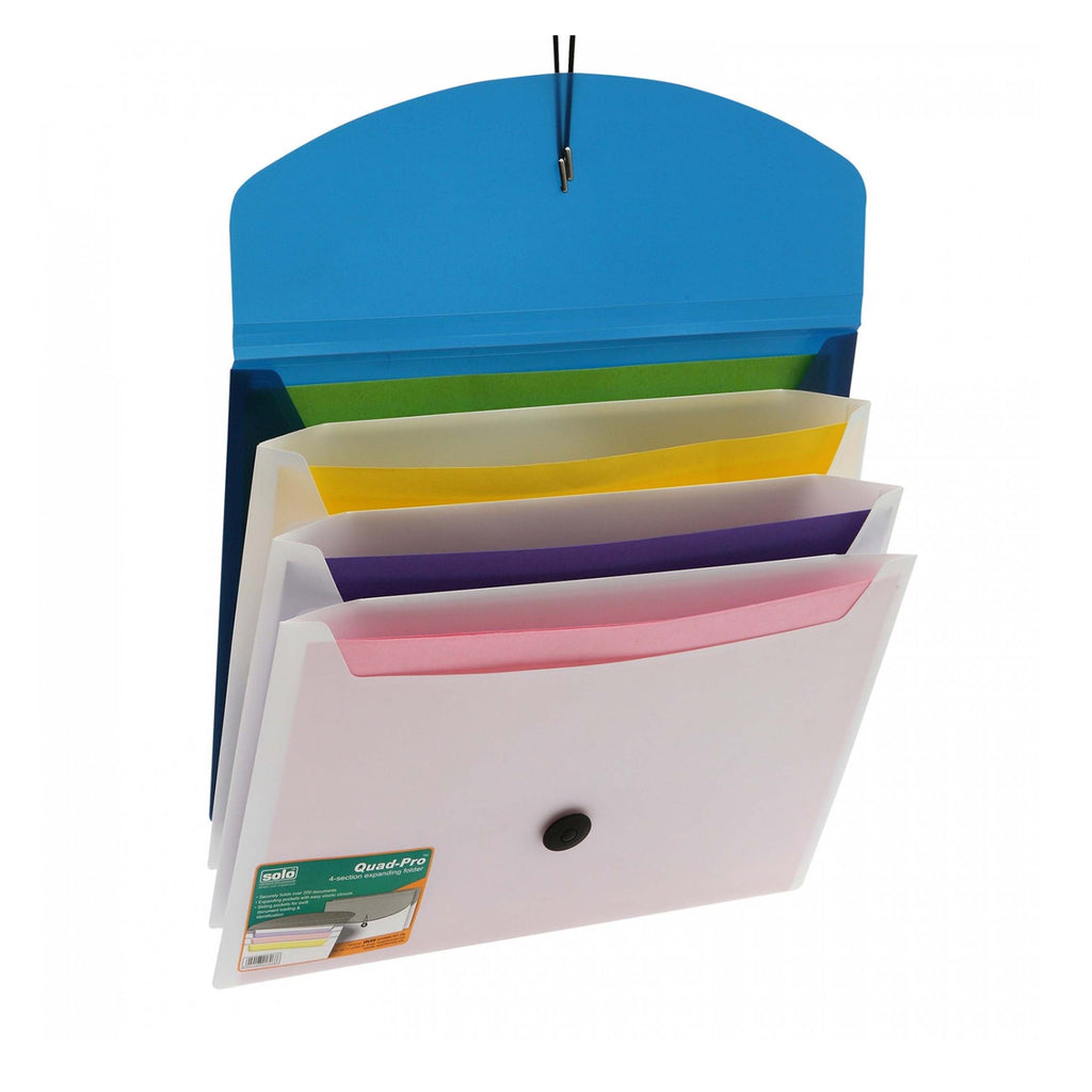 QuadPro 4-section expanding folder -A4 (EX905)