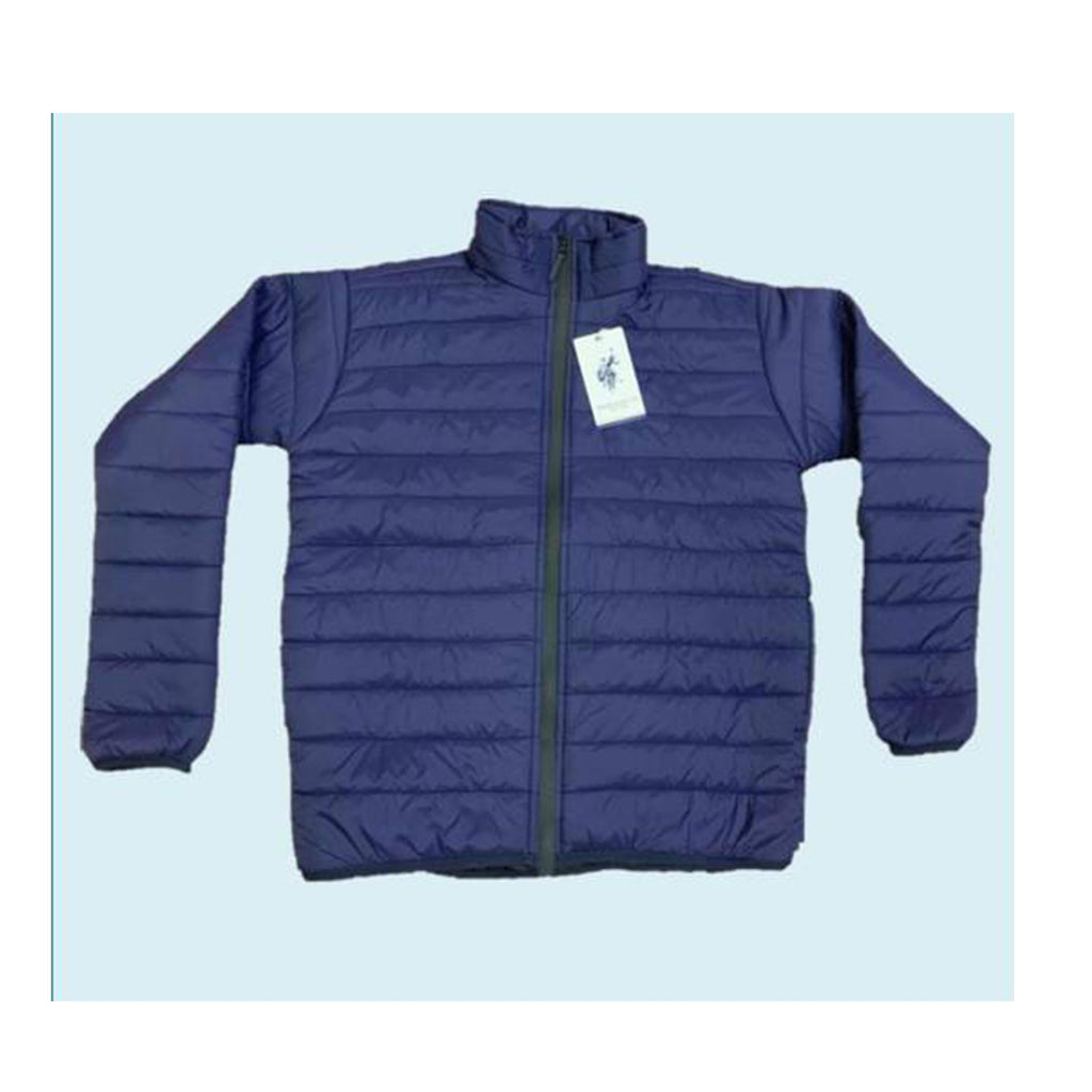 U.S. Polo Assn. Cropped Puffer Jacket Evening Blue LG at Amazon Women's  Coats Shop