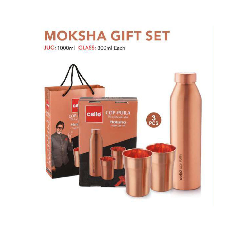 Cello Moksha Copper Gift Set