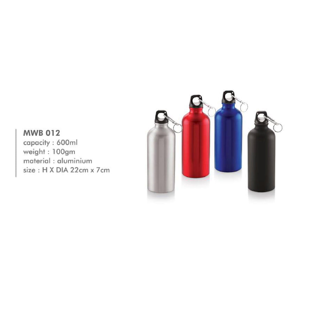 Aluminium Water Bottle - MWB 012 - 600ml